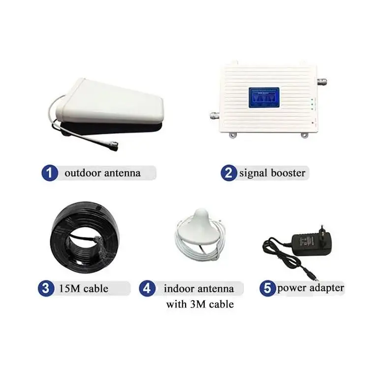 2g 3g 4g 5g Amplifier LTE 900/1800/2100MHz Mobile Phone Signal Booster Repeater